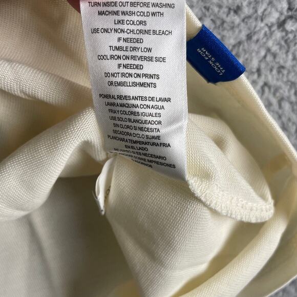 Starter Women's Small White NFL LV Raiders Polyester Short Sleeve Fan Shirt - Picture 5 of 9